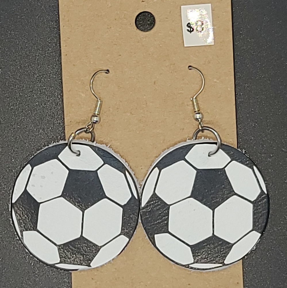 Leather earrings